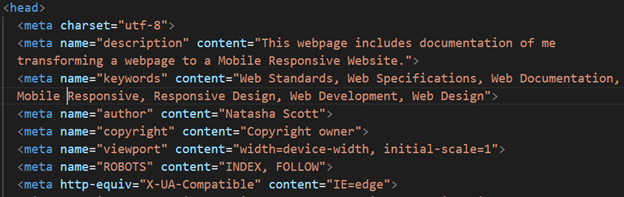Meta Data Code