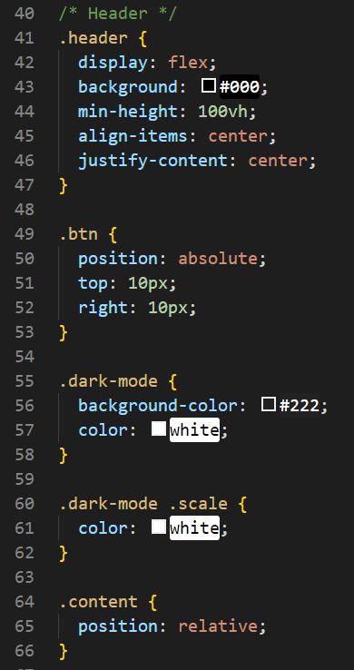 CSS Code