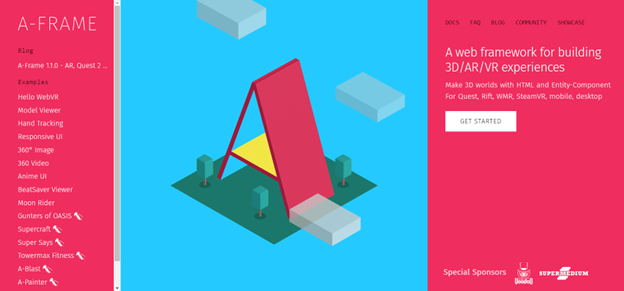 A-Frame Website